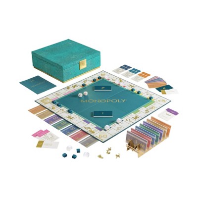 Probe Hues Faux-Shagreen Monopoly Game Set