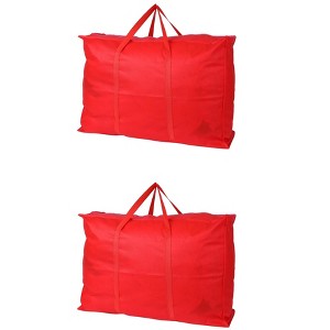 REGALWOVEN Clothes Storage Foldable Storage Bags for Organizing Closet Organizers with Handles 2 Pcs - 1 of 4