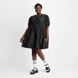 Women's Puff Short Sleeve Drawcord Mini Dress - Future Collective™ with Gabriella Karefa-Johnson