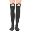 BABYYER Christmas Socks, Women Thigh High Long Stockings with Xmas Doll Elastic and Soft for Holiday Decorations - 2 of 4