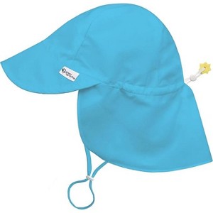 Green Sprouts Baby/Toddler UPF 50+ Eco Flap Hat - 1 of 3