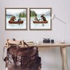 Stupell Industries Woodland Animals on Canoes, 25" x 25" - 2 of 4