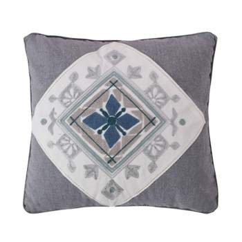 Tania Crewel Medallion Decorative Pillow - Levtex Home