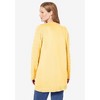Woman Within Plus Size Cotton Cable Knit Cardigan Sweater - 3 of 4