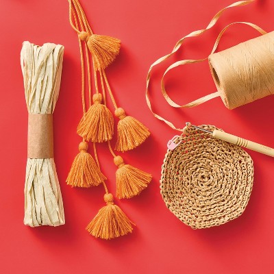 Mondo Llama - Brandclub - Crochet Rafia Basket Craft Kit Elevated