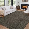 Modern Hallway Runner Rug, Washable Non-Slip Low Pile Carpet, Soft Stain-Resistant Faux Wool Rug for Kitchen, Bedroom - 3 of 4