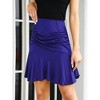 Women High Waisted Skirts Elegant Pleated Ruffle Flare Swing Sexy Pencil Mini Skirt - 2 of 4