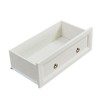 FONTOI Dressers, Tall Dressers with Wood Top and 6 Drawers, Dressers Organizer for Bedroom Entryway Hallway, White, 54"*31.5"*15.8" - 3 of 4