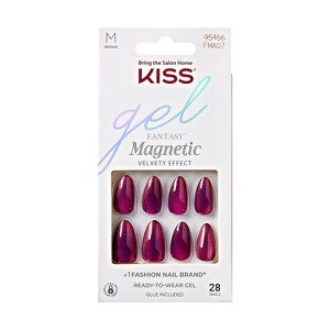 KISS Products Gel Fantasy Magnetic Fake Nails - Stream - 31ct - 1 of 4