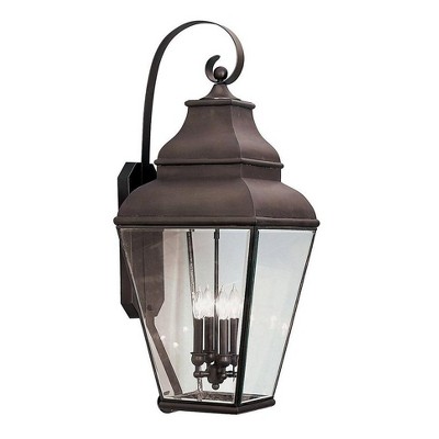 Livex Lighting Amwell 4 - Light Wall Light in  Black
