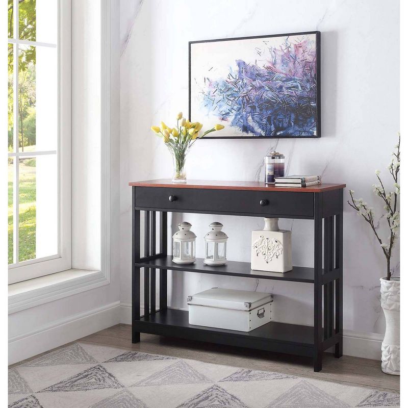 Mission 1 Drawer Console Table - Breighton Home, 3 of 8