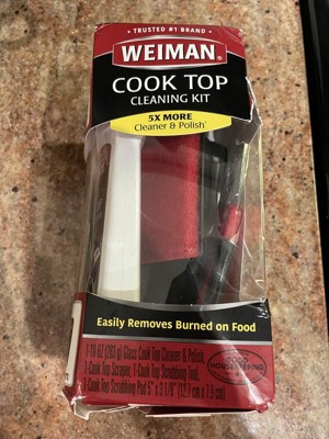 Cleaning A Glass Stove Top With Weiman Cook Top Cleaning Kit