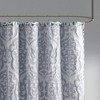 PAGED Luxury Jacquard Shower Curtain, 72x72" Damask Medallion Design Shower Curtain for Bathroom, Silver Curtain -Bathroom Decor - 3 of 4
