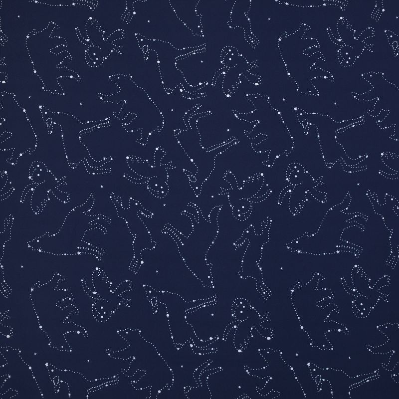 NoJo Super Soft Navy and White Cosmic Constellations Nursery Crib Fitted Sheet, 4 of 6