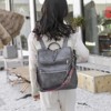 MaseiKar Women Backpack Purse, Leather Fashion Travel Bag for Women, Convertible Designer Shoulder Bag, School College Backpack with Colorful Strap - 2 of 4