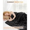 Heated Blanket King, Dual Control Faux Fur Electric Blanket with 4 Heat Settings, Soft Bubble Blanket with 8 Hour Auto-Off - 4 of 4