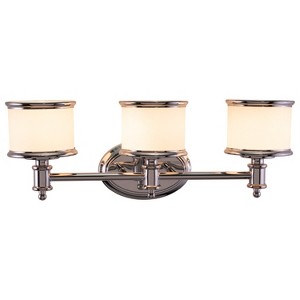 VAXCEL Carlisle Chrome Bathroom Vanity Wall Light Fixture - 1 of 4