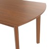 PAGED 31.5" Dining Table Round Kitchen Table with Black Metal Legs, Modern Living Room Table for 2/4 Person - 4 of 4