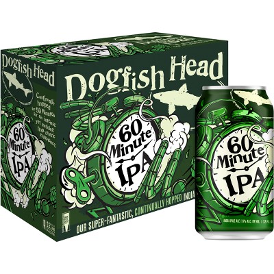 Dogfish Head 60 Minute IPA Beer - 12pk/12 fl oz Cans