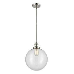 Beacon - 1 Light Stem Hung Mini Pendant In Industrial Style-15 Inches Tall and 12 Inches Wide - 1 of 1