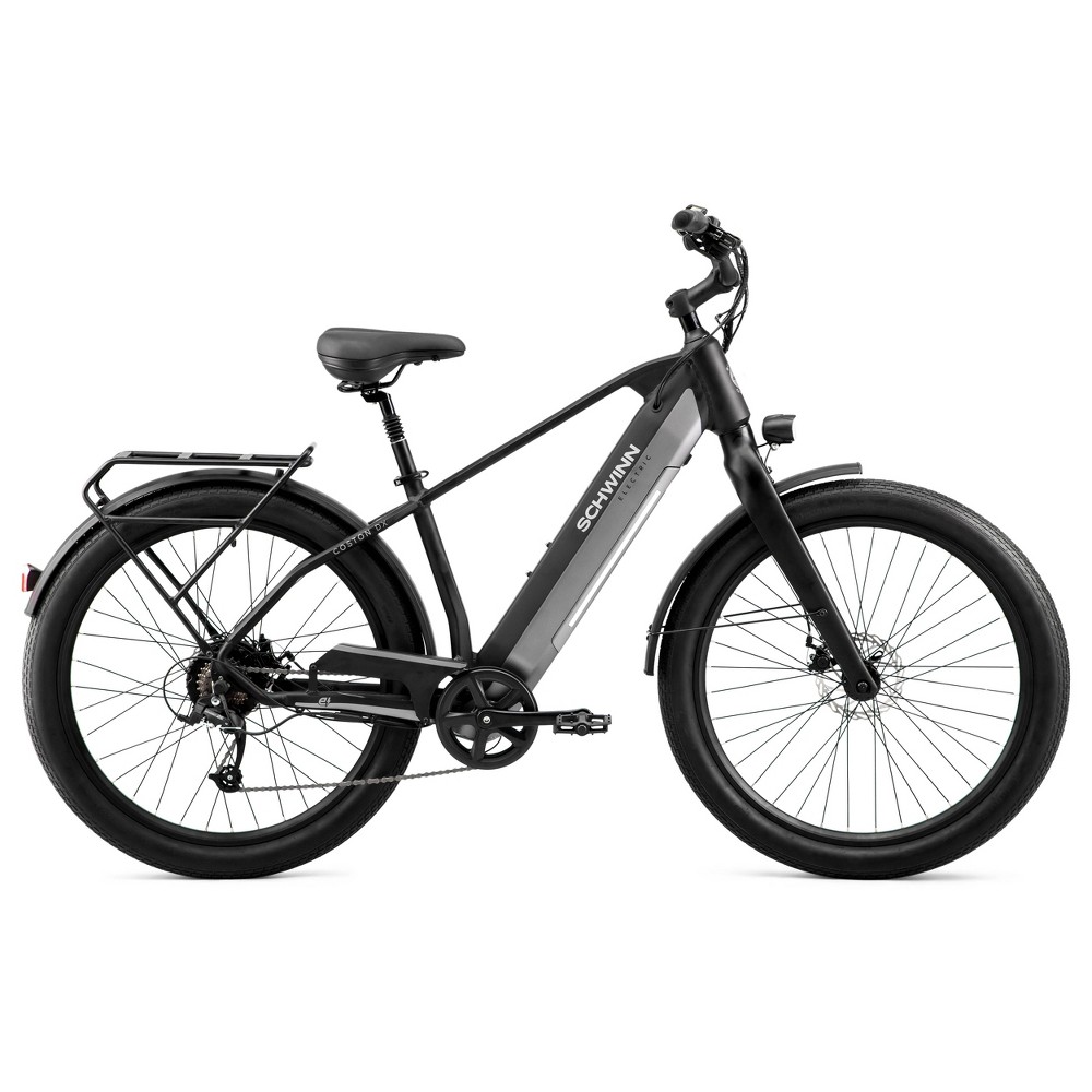 Photos - Bike Schwinn Adult Coston DX 27.5" Step Over Hybrid Electric  - Black L/XL 