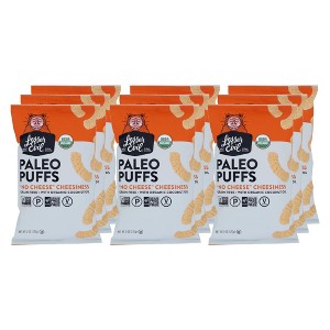 LesserEvil "No Cheese" Cheesiness Paleo Puffs - Case of 9/5 oz - 1 of 4