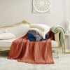 Amelie Home Knit Boho Throw Blanket Lightweight All-Season Decorative Blanket with Tassels - 3 of 4