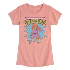 Girls' - Teenage Mutant Ninja Turtles - Splinter Fitted Short Sleeve Graphic T-Shirt - 1 of 3