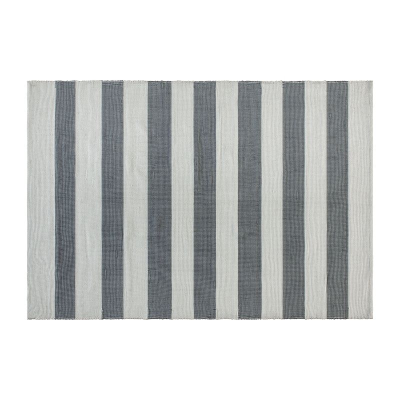 5'x7' Rectangle Hand Made Woven Solid Area Rug Gray - Flash Furniture, 1 of 9