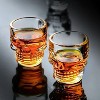 Dura Culina® Set of 6 Skull Shot Glasses – 1.75 oz Glass Novelty Drinkware for Halloween Parties, Cocktail Bars & Home Décor - 4 of 4