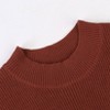 Clearlove Women's Mock Neck Knit Sweater Vest Sleeveless Casual Trendy Summer Ribbed Pullover Tank Tops - 2 of 4