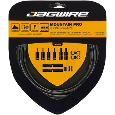 Jagwire Pro Polished Mountain Brake Kit Brake Cable & Housing Set