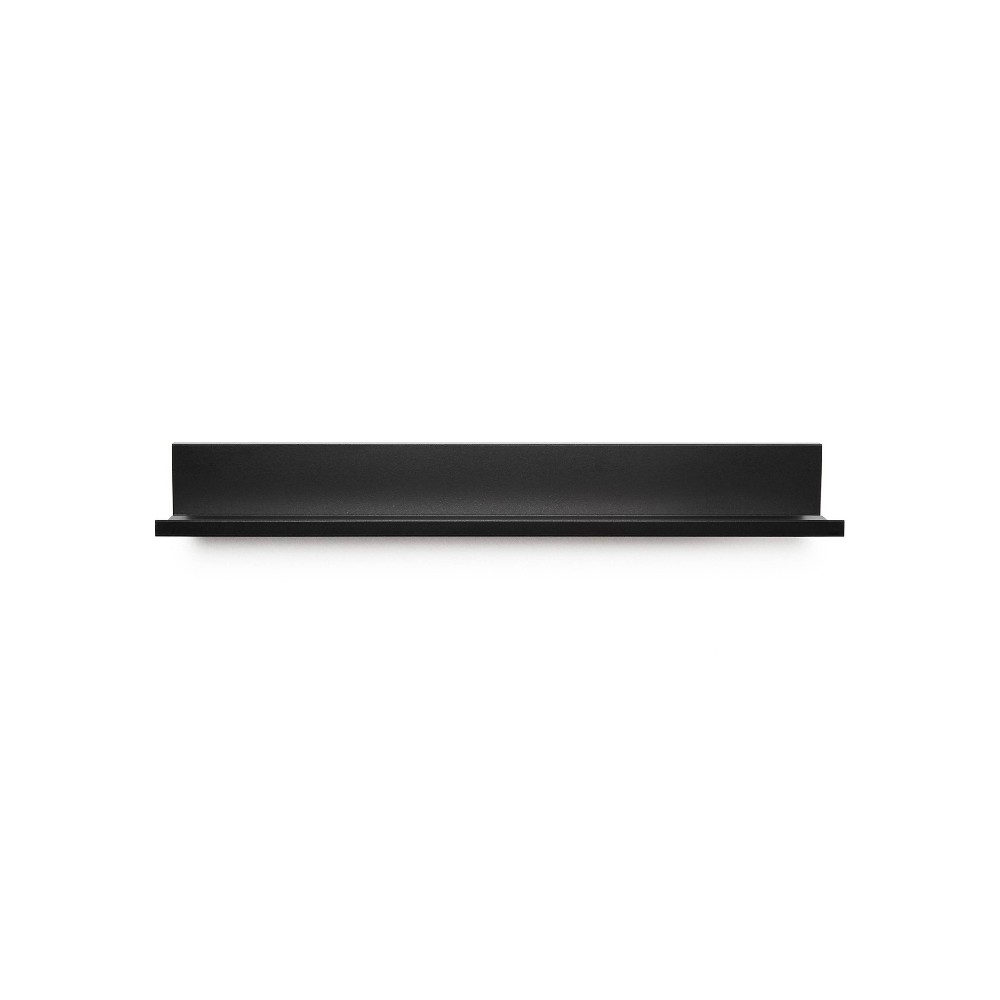 Photos - Kids Furniture 15" No Stud Needed Photo Ledge Black Powder Coat - Simple Mount