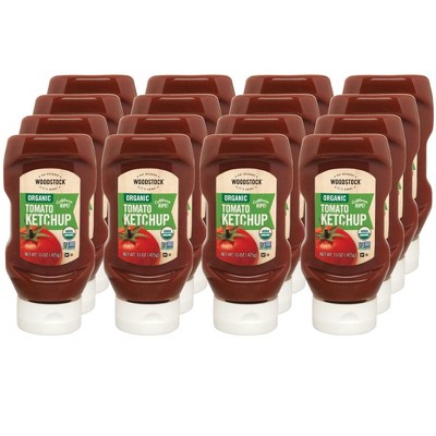 Woodstock Organic Tomato Ketchup - Case of 16/15 oz