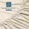 Premium 4 Way Microfiber Stretch Knit Sheet Set by Bare Home - 4 of 4