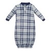 Hudson Baby Infant Boys Fleece Gowns, Construction Trucks - 4 of 4