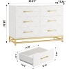 Dresser for Bedroom , TV Stand Dressers Chest of Drawers for Living Room Hallway Entryway - 2 of 4