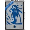 Trends International NBA Dallas Mavericks - Logo 25 Framed Wall Poster Prints - 3 of 4