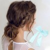 Unique Bargains Solid Bow Ribbon Duckbill Hair Clips Hairdo Clip 1 Pc - 2 of 4