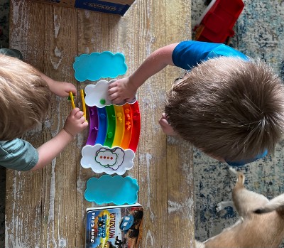 Toddler Activities – Rainbow Muffin Tin Sorting