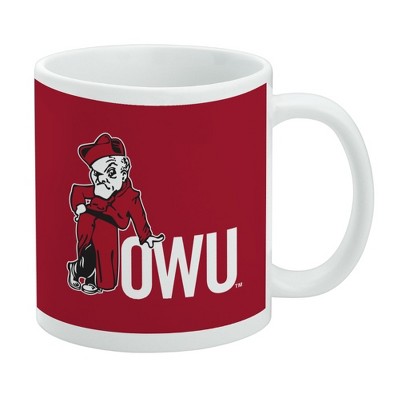 Ohio Wesleyan University Primary Logo Ceramic Coffee Mug Novelty Gift Mugs for Coffee Tea and Hot Drinks 11oz White