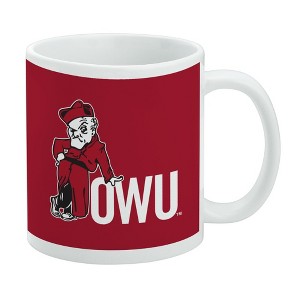 Ohio Wesleyan University Primary Logo Ceramic Coffee Mug Novelty Gift Mugs for Coffee Tea and Hot Drinks 11oz White - 1 of 4