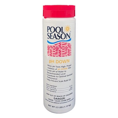 Pool Season Ph Down Bottle ( 2.5 / 5 LBS )