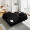 Racxily Convertible Sofa Bed with Pillow - Corduroy Folding Couch, Loveseat Sofa for Living Room, Bedroom, Lounge - 4 of 4