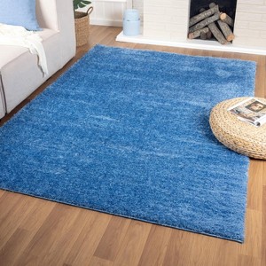Luxe Weavers Plush Shag Solid Indoor Area Rug - 1 of 4