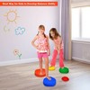 Costway 5pcs Kids Balance Stepping Stones Indoor & Outdoor Coordination & Balance Toy - 3 of 4
