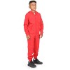 EVERYDAY KIDS Boys Red Zip-Up Hoodie – Soft Fleece Jacket with Hood – All-Season Kids Sweatshirt for School, Play, or Layering - 4 of 4