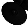 NicBex Contemporary Octagonal Dining Table with Printed Black Marble Table Top Metal Base Black - 4 of 4