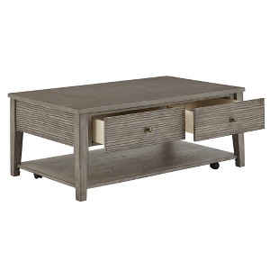 Inspire Q Vazquez Coffee Table Antique Gray - 1 of 4