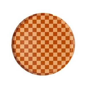 Jollity & Co. - Check It! Café Con Leche Dessert Plates - Pack of 8 Paper Plates - 1 of 3